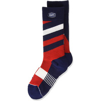 100% Torque Red Youth Moto Sock