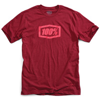 100% Essential Burgundy T-Shirt