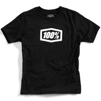 100% Essential Youth Black T-Shirt 