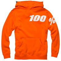 100% Disrupt Youth Orange Hoodie