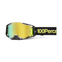 100% 'Armega' MX Goggles - Orban (Mirror Gold Lens)
