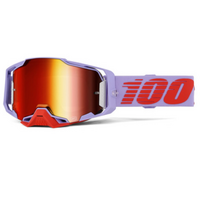 100% 'Armega' MX Goggles - Fausto (Red Mirror Lens)