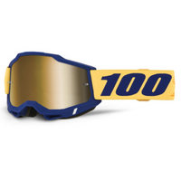 100% 'Accuri 2' MX Goggles - Desoto (True Gold Lens)