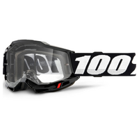 100% 'Accuri 2 OTG' MX Goggles - Black (Clear Lens)