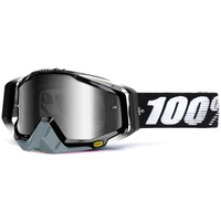 100% Racecraft Goggle Abyss Blk Mirror Lens Black Mirror Lens