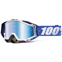 100% Racecraft Goggle Cobalt Blue Blue Mirror Lens