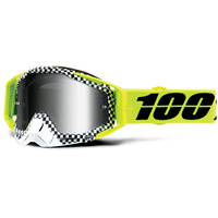 100% Racecraft Goggle Andre Silver Tinted Lens