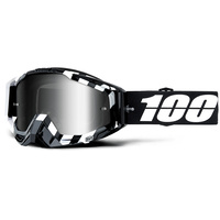 100% Racecraft Goggle Alta Silver Tinted Lens