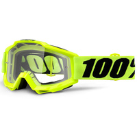 100% Accuri Goggle Yellow Clear Lens 