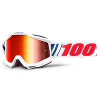 100% Accuri Goggle AF066 Red Mirror Lens