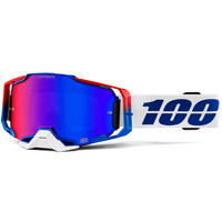 100% Armega Goggle Genesis Blue/Red HiPER Lens