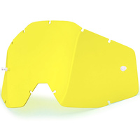 100% Racecraft, Accuri & Strata Yellow Anti-Fog Lens