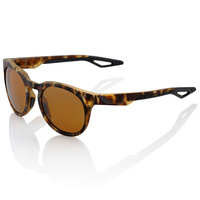100% Campo Sunglasses Soft Tact Havana with Bronze Lens