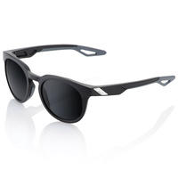 100% Campo Sunglasses Soft Tact Black with Grey PeakPolar Lens