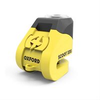 Oxford Scoot XD5 Scooter Disc Lock Black/ Yellow