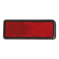Oxford Reflectors Red Rectangular (Pair)