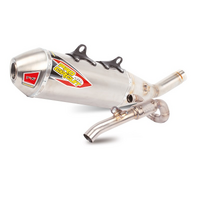 TRIUMPH TF250X 25 T6 PRO SYSTEM | Ti BC Silencer, w/Ti End Cap, S/Less Tubing FIM 2025 Legal