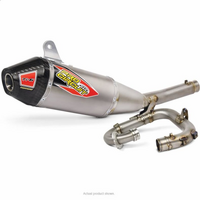 YZ250F 14-18/WR250F 15-18 Ti6 | Full Titanium Sys, Carbon End Cap, US spec, not MA/FIM legal