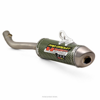 YZ125 02-21 RV Ti-2 SHORTY SILENCER, CARBON / KEVLAR / TITANIUM Ryan Villopoto Special Edition