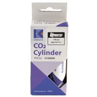 Kronyo CO2 Cylinders 16G / 2Pk