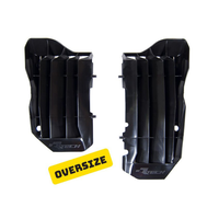 Rtech Honda Black Oversized Radiator Louvres CRF-RWE 450 2019-2020