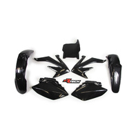 Rtech Honda Black Plastic Kit CRF 450 R 2005-2006