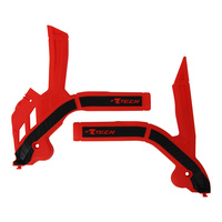 Rtech Beta Red/Black Frame Protectors RR 390 4T Enduro 2020