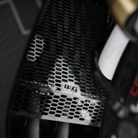 R&G PRO Radiator Guard BLACK - CFMoto 450 SR (SS) '23-