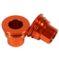 RHK Gas Gas Orange Axle Spacers Front