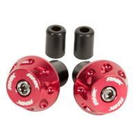 RHK Red Lightweight Handlebar Bar Ends