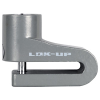 LOK-UP MINI DISC LOCK 5mm Silver (With Reminder Cable) #7560S