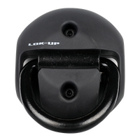 LOK-UP H/DUTY FLOOR MOUNT 75mm Black #1076
