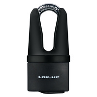 LOK-UP H/DUTY PADLOCK / DISC LOCK 60mm Black
