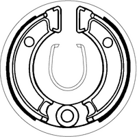 SBS 2010 BRAKE SHOES | WITH SPRINGS