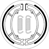 SBS 2034 BRAKE SHOES | WITH SPRINGS
