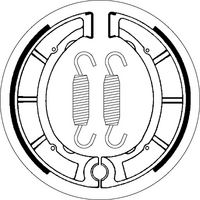 SBS 2035 BRAKE SHOES | WITH SPRINGS