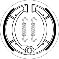 SBS 2037 BRAKE SHOES | WITH SPRINGS