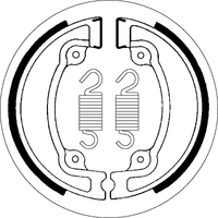 SBS 2041 BRAKE SHOES | WITH SPRINGS