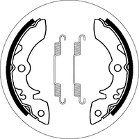 SBS 2051 BRAKE SHOES | WITH SPRINGS