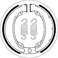 SBS 2055 BRAKE SHOES | WITH SPRINGS