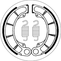 SBS 2059 BRAKE SHOES | WITH SPRINGS