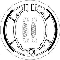 SBS 2064 BRAKE SHOES | WITH SPRINGS