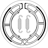SBS 2097 BRAKE SHOES | WITH SPRINGS