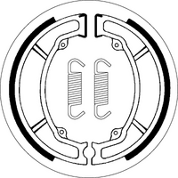 SBS 2104 BRAKE SHOES | WITH SPRINGS