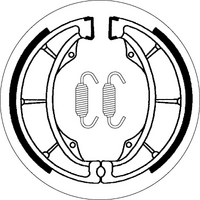 SBS 2183 BRAKE SHOES | WITH SPRINGS