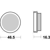 SBS 576SI FRONT/REAR PADS | SINTER OFF ROAD