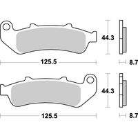 SBS 685LS REAR PADS | SINTER STREET