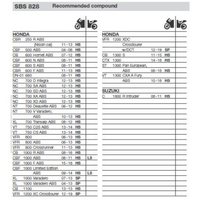 SBS 828LS REAR PADS | SINTER STREET