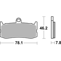 SBS 864SP FRONT PADS | EVO SINTER STREET