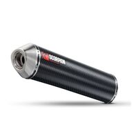 Scorpion Slip-On Exhaust - Oval Carbon Fibre - for BMW F800ST (2007-13)